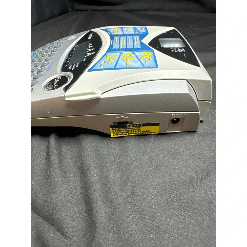 Brother P-Touch PT-1950 Electronic Labeling System PC Ready Silver Grey Labeller